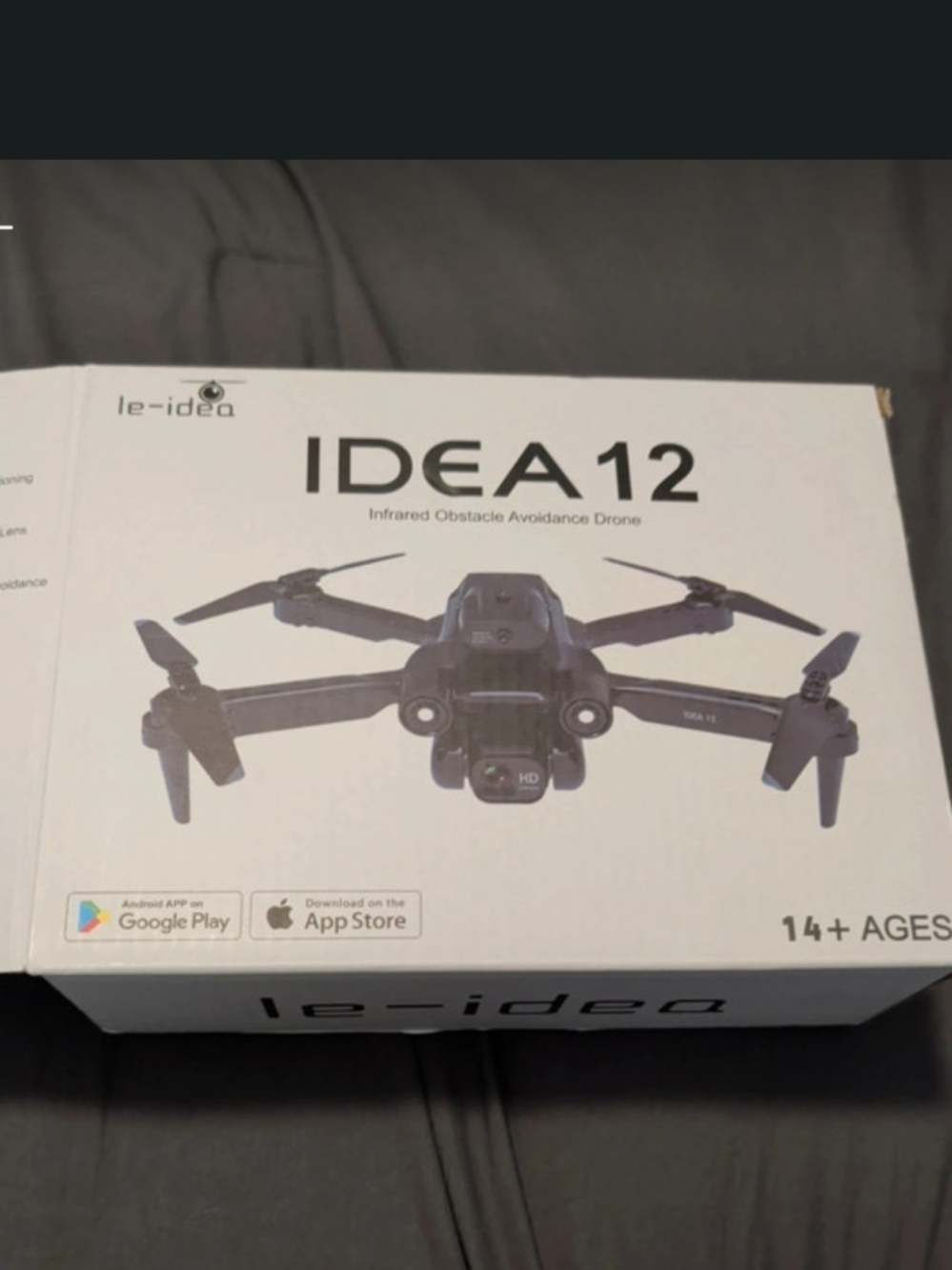 IDEA12 Black Infrared Obstacle Avoidance Drone